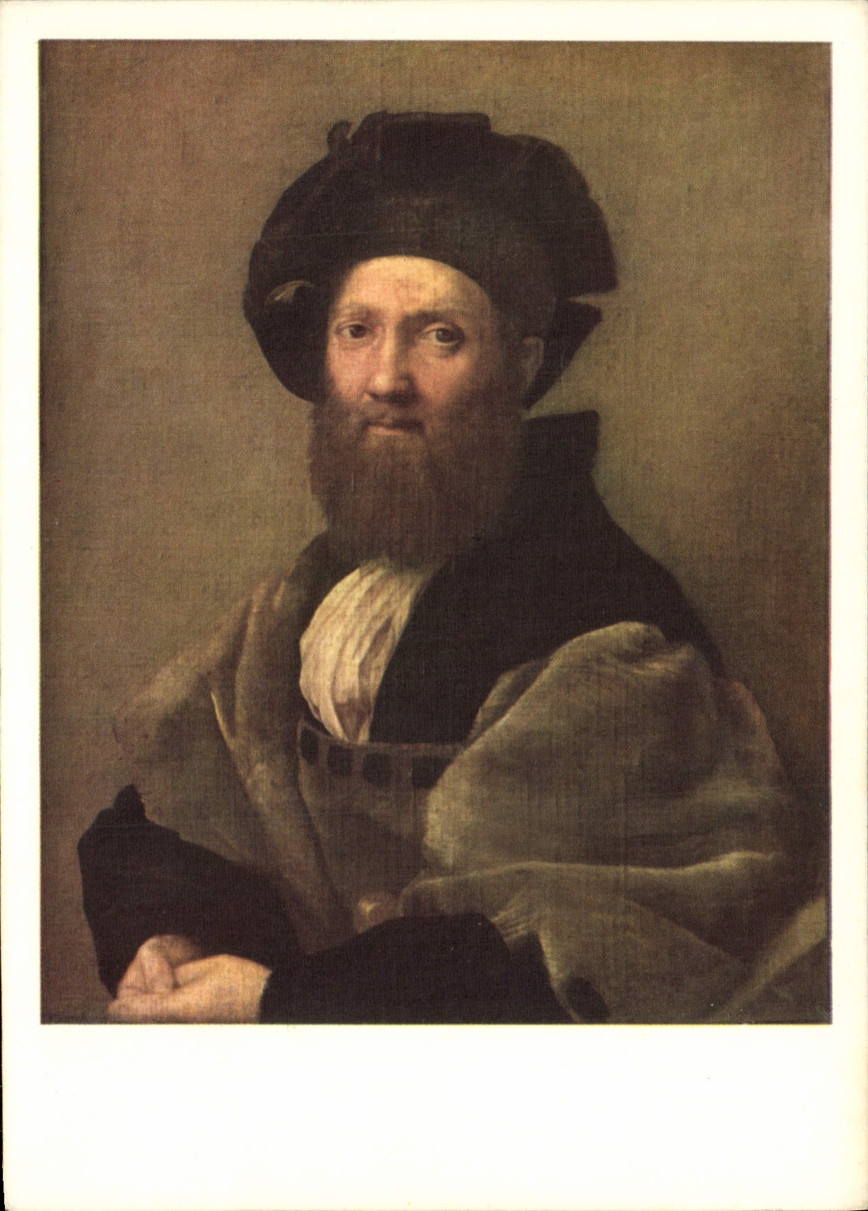 Portrait de Balthazar Castiglione — Raphaël Sanzio (1483-1520) — Éditions de la Loterie Nationale, Série I