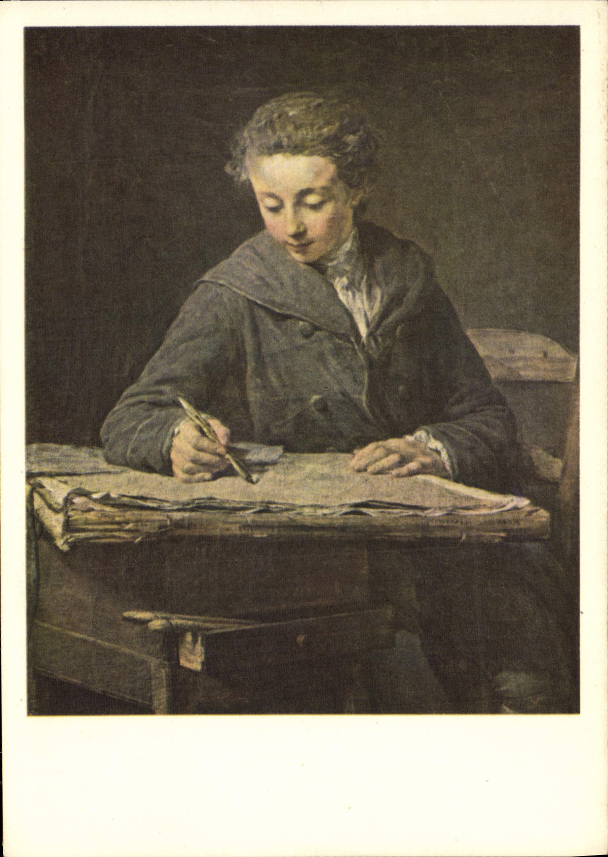 Nicolas-Bernard Lepicié — Der kleine Zeichner — Éditions de la Loterie Nationale, Serie E