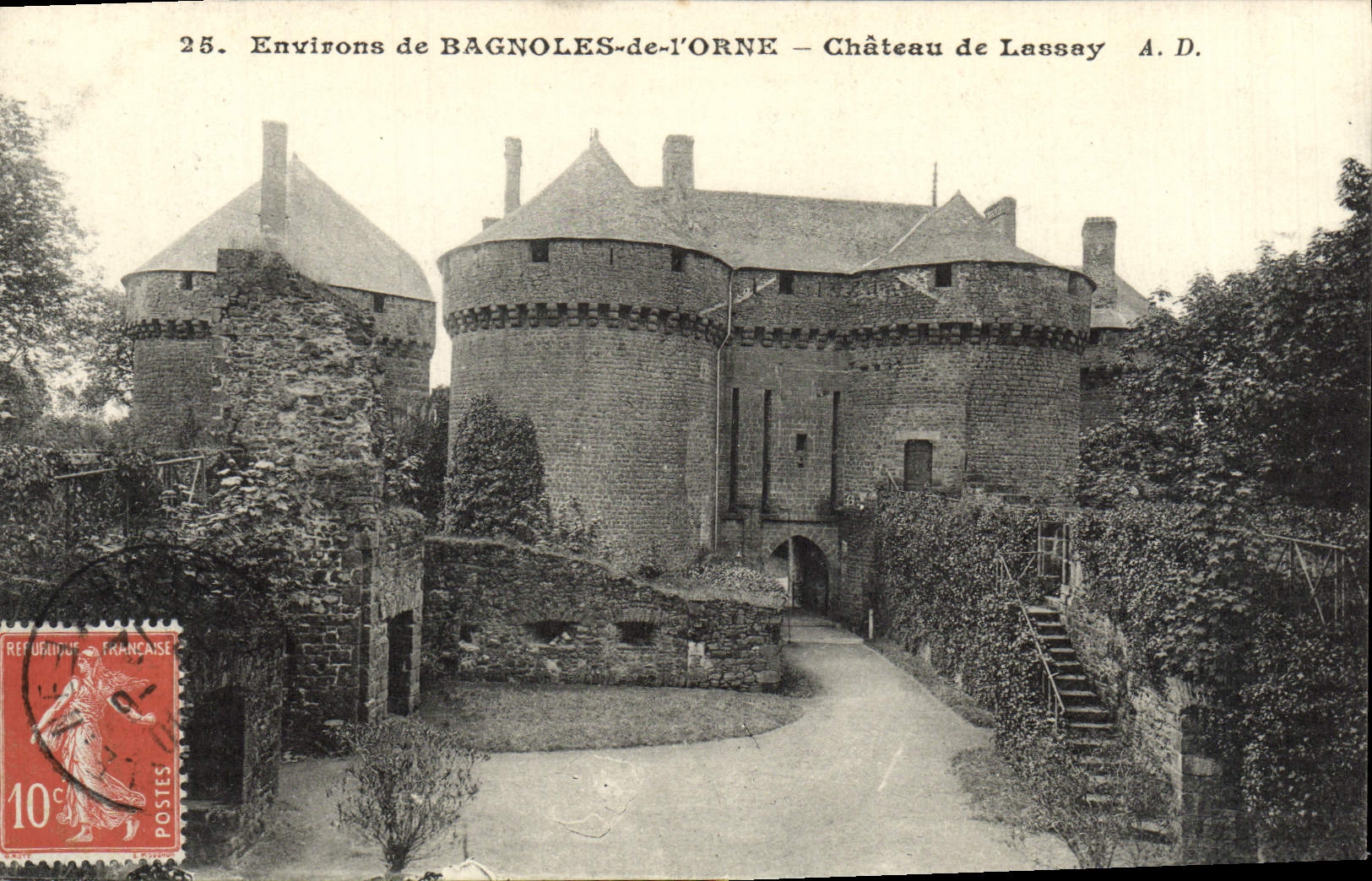 CPA Environs de Bagnoles de L'Orne Chateau du Lassay