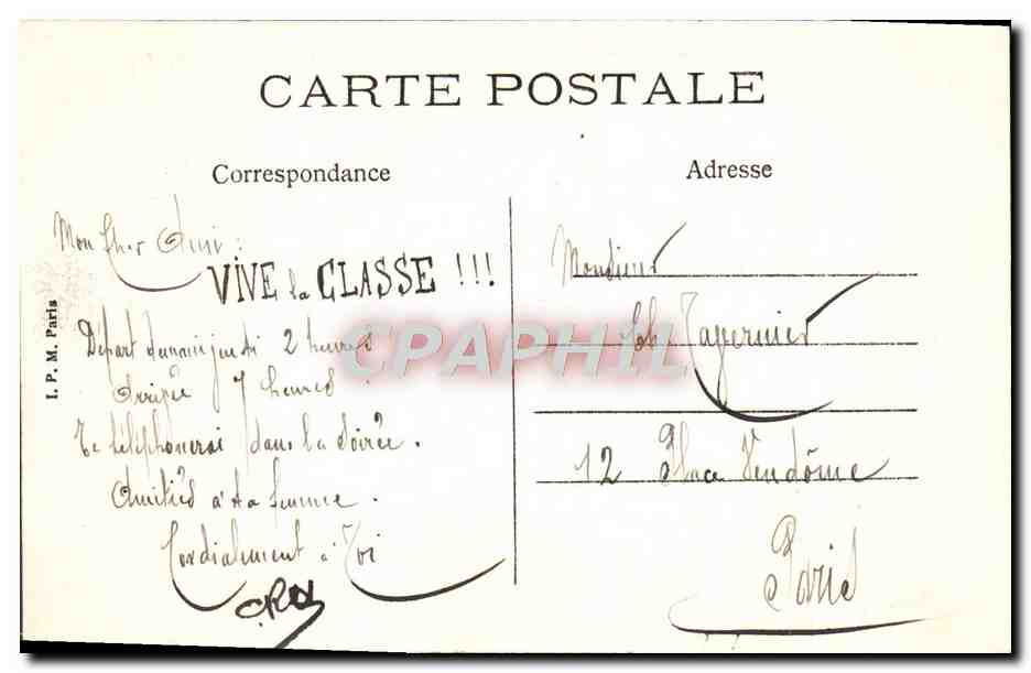 CPA Environs de Bagnoles de L'Orne Chateau du Lassay — Rückseite