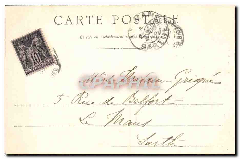 CPA Lavardin Vue Panoramique — Rückseite