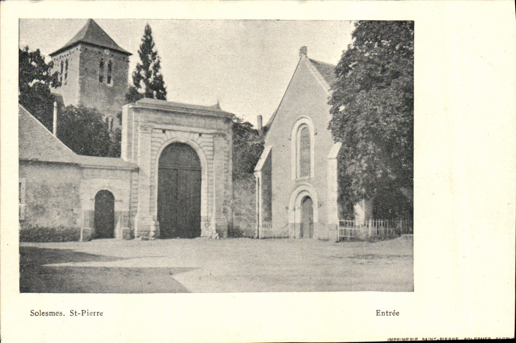 CPA Solesmes St Pierre Entrre