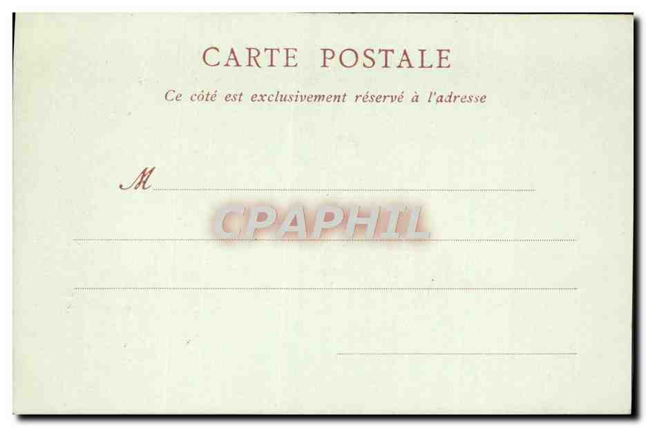 CPA Angers Musee des Beaux Arts la Galerie David — Rückseite
