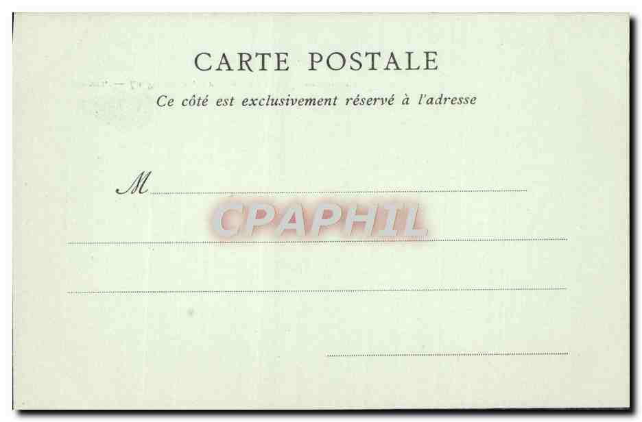 CPA Angers La Prefecture Arcades Romanes — Rückseite