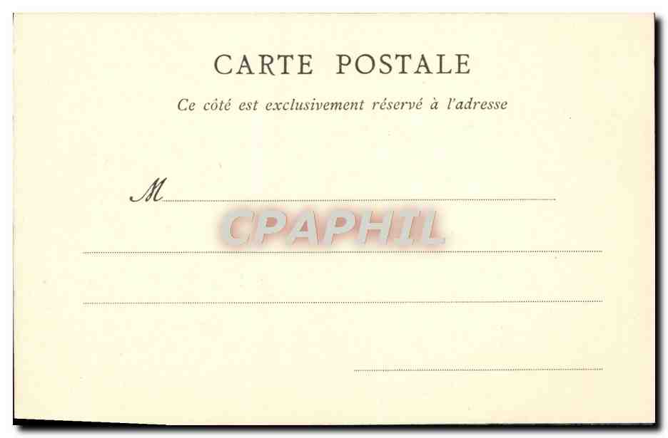 CPA Angers Hopital Saint Jean le Cloitre  — Rückseite