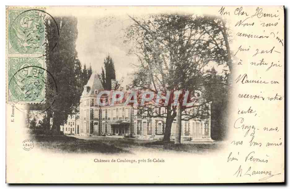 CPA Chateau de Coulonge Pres St Calais