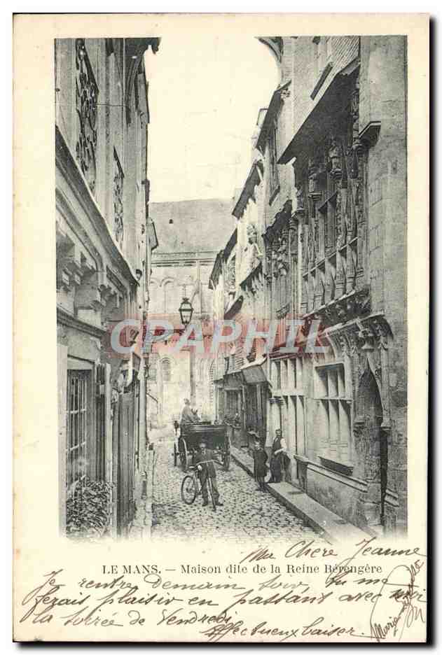 CPA Le Mans Maison dite de la Reine Berengere