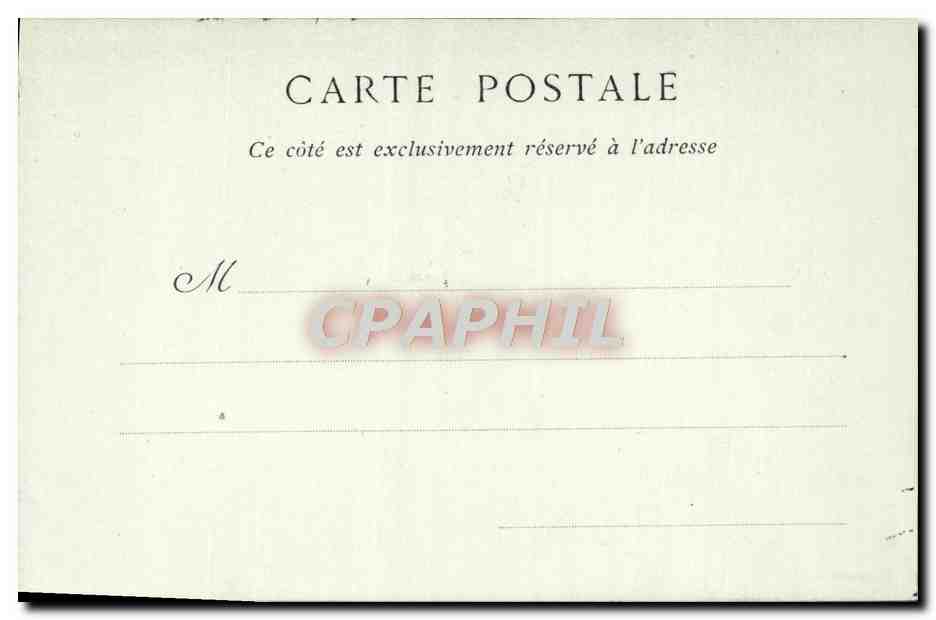 CPA Le Mans Fenetre de la Maison de la Reine Berengere — Rückseite