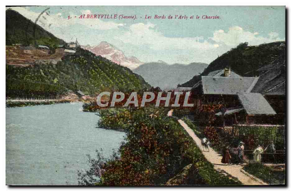 CPA Albertville Les Bords de L'Arly et le Charvin