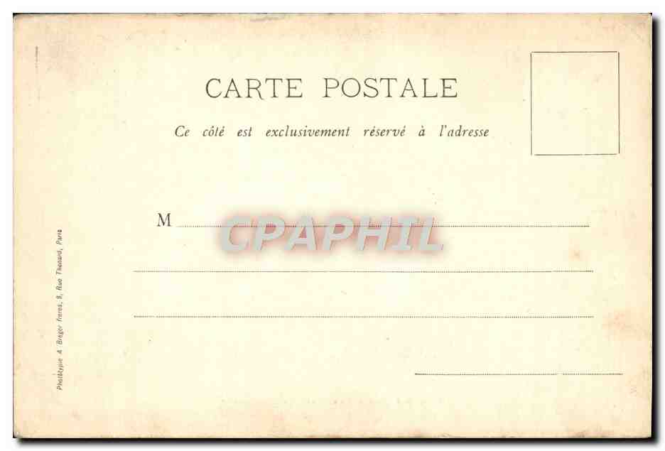 CPA Rueil Avenue Des platanes La Malmaison — Rückseite
