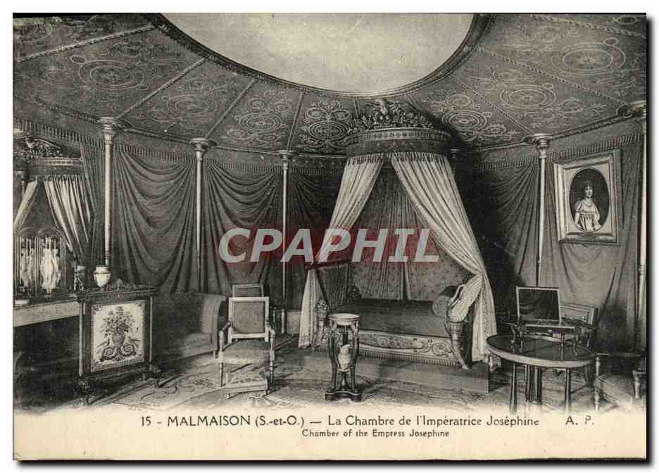 CPA Malmaison La Chambre de L'Imperatrice Josephine