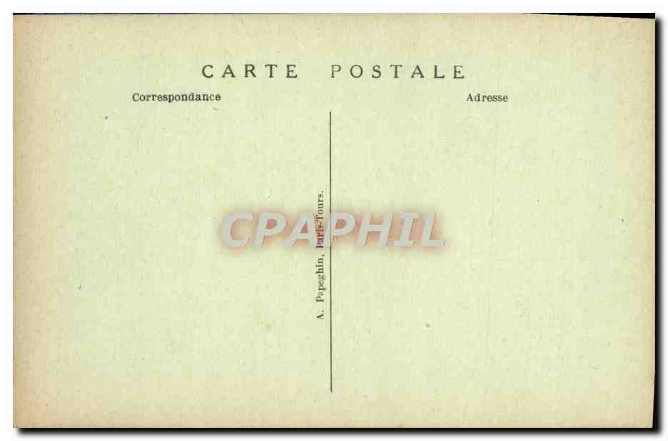 CPA Malmaison La Chambre de L'Imperatrice Josephine — Rückseite