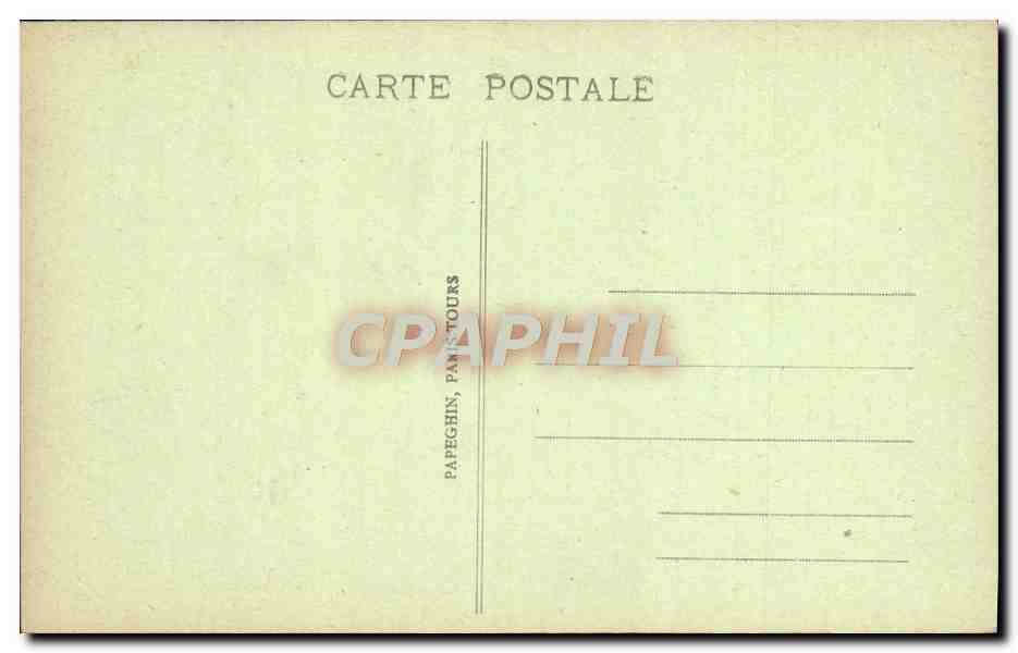 CPA Malmaison Le Salon de Musique — Rückseite