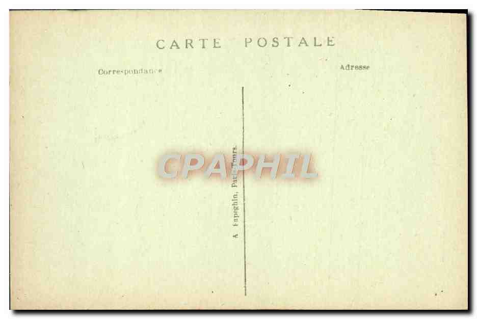 CPA Malmaison La Chambre du Premier Consul Aux Tuileries Napoleon  — Rückseite