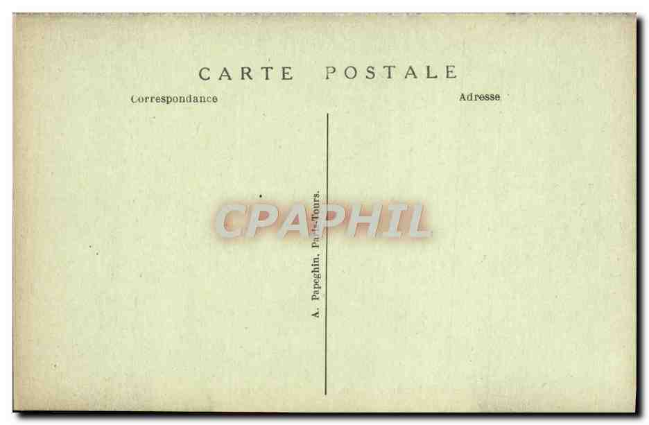 CPA Malmaison La Bibliotheque  — Rückseite