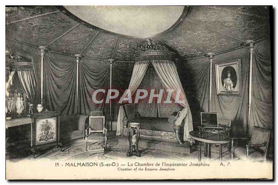 CPA Malmaison La Chambre De L'Imperatrice Josephine