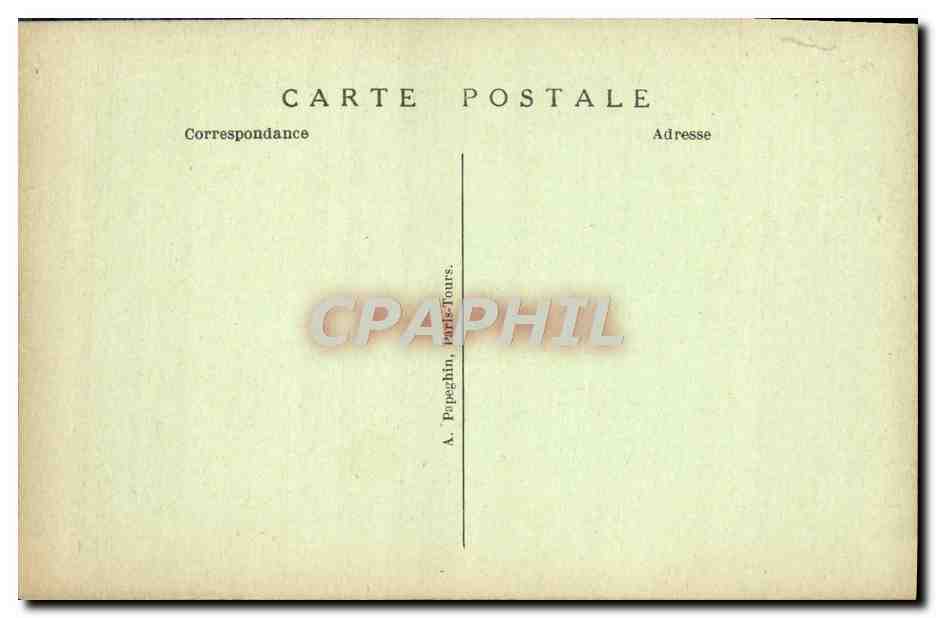 CPA Malmaison La Chambre De L'Imperatrice Josephine — Rückseite