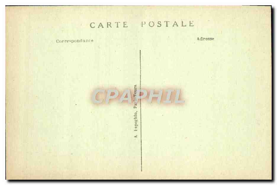 CPA Malmaison La Chambre Du Premier Consul aux Tuileries — Rückseite