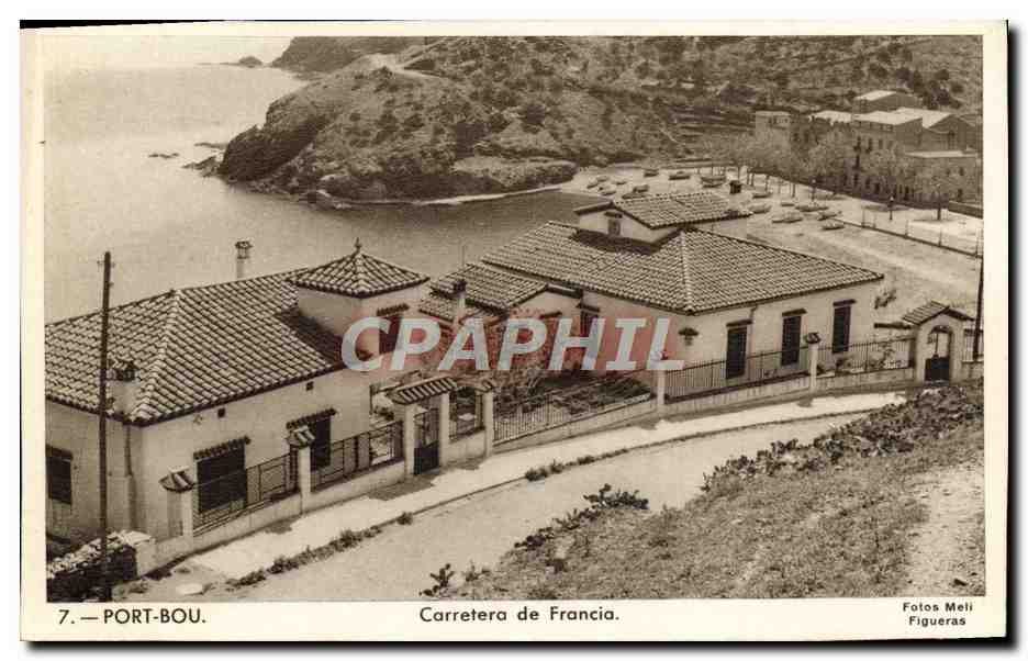 CPA Port Bou Carretera de Francia