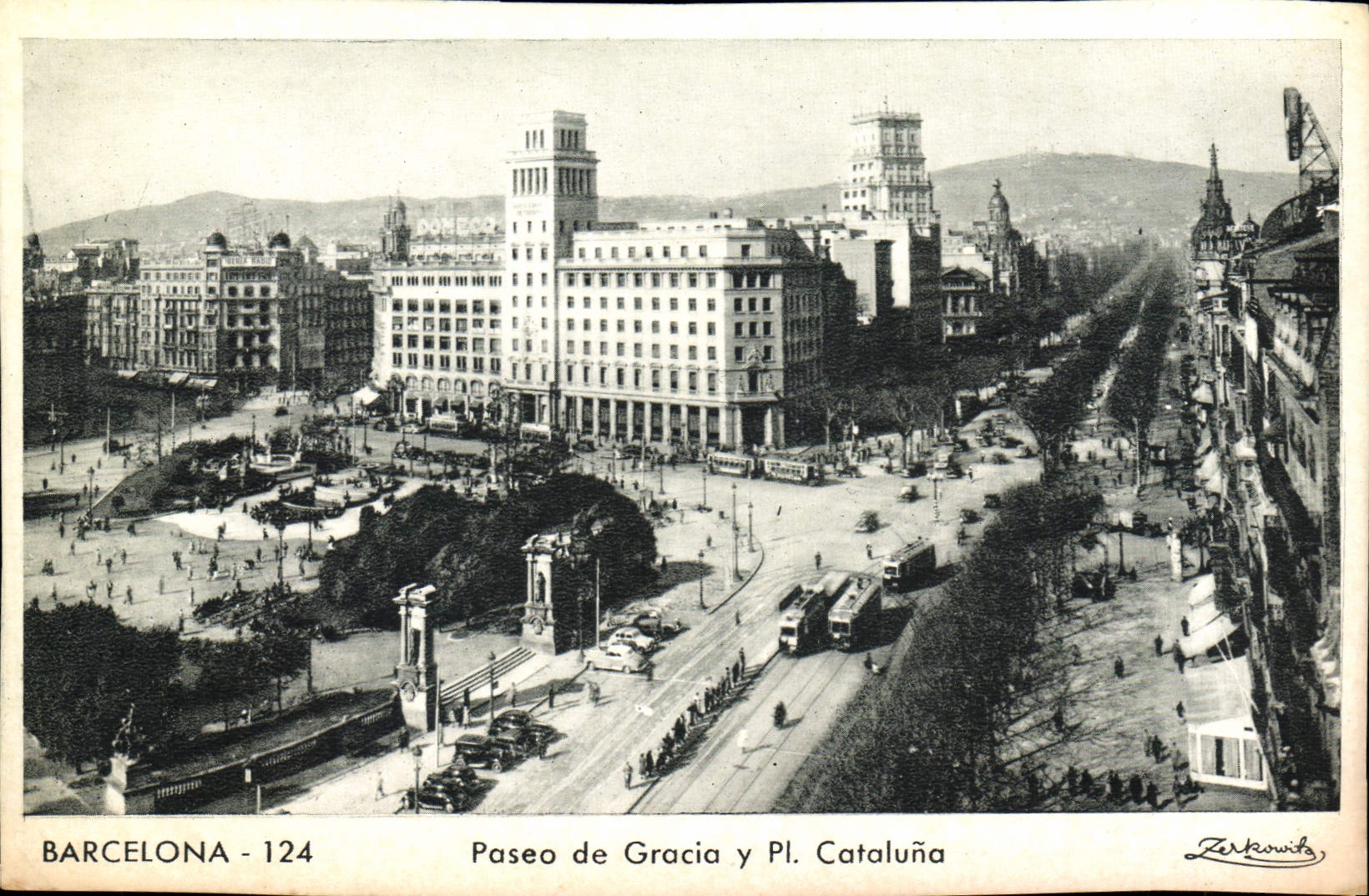 CPA Barcelona Paseo de Gracia y Plaza Cataluna