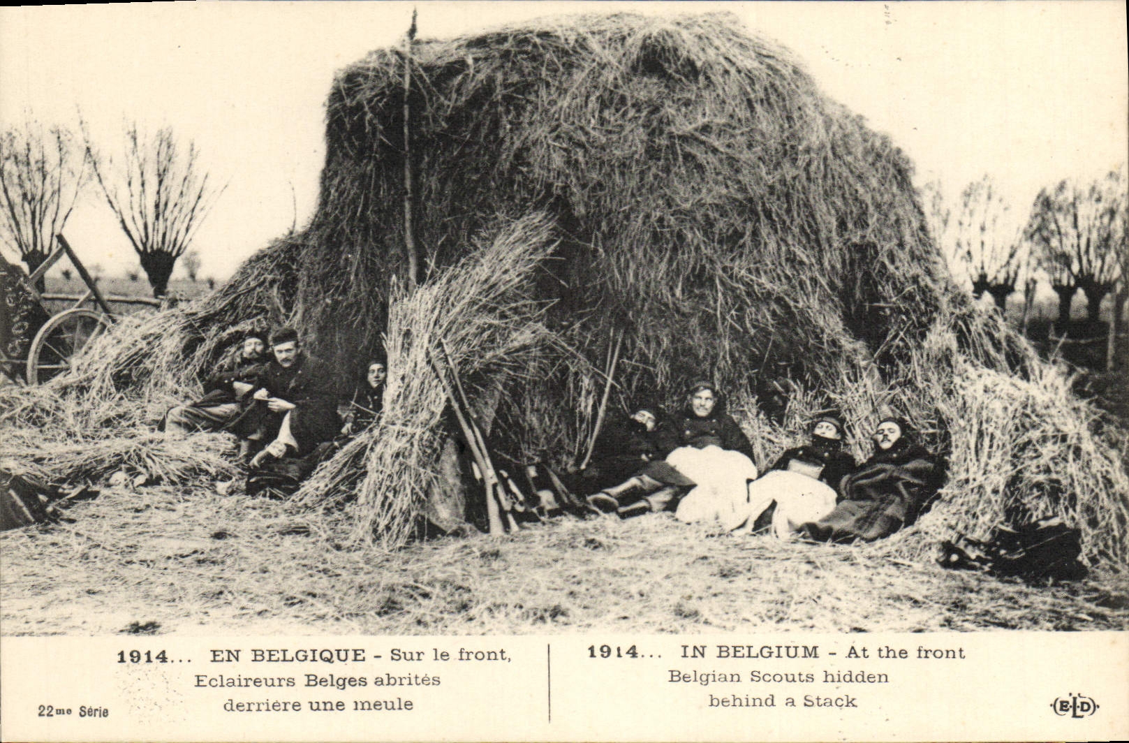 Eclaireurs Belges abrités — 1914 — Éditeur BLD, 22me Série