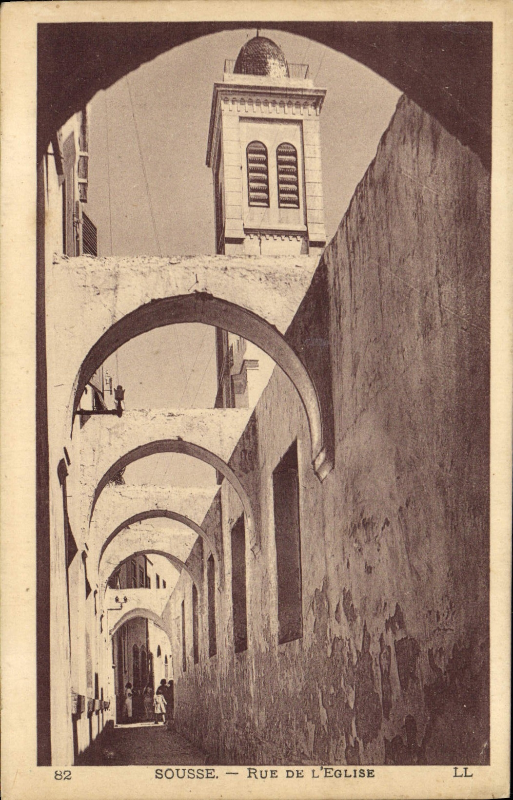 CPA Sousse Rue De L'Eglise