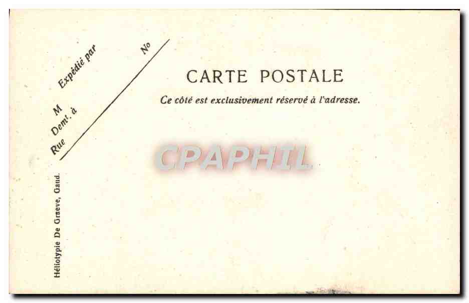 CPA Musee de Liege Soleil de Septembre — Verso