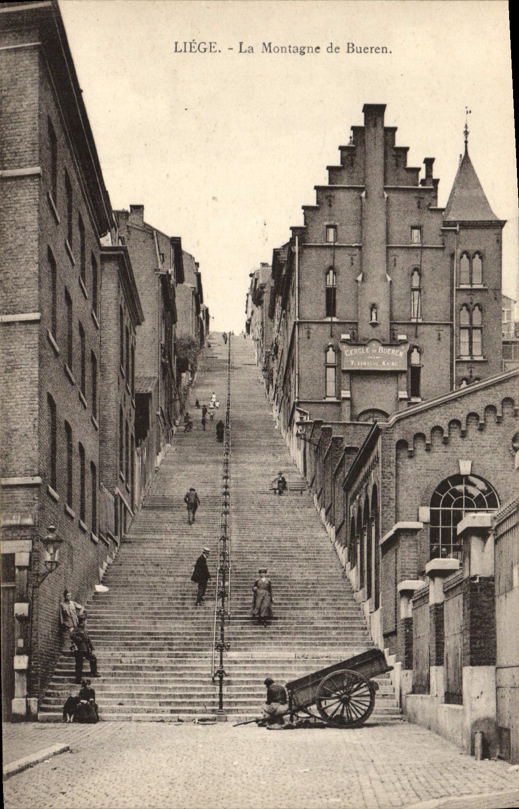 CPA Liege La Montagne de Bueren