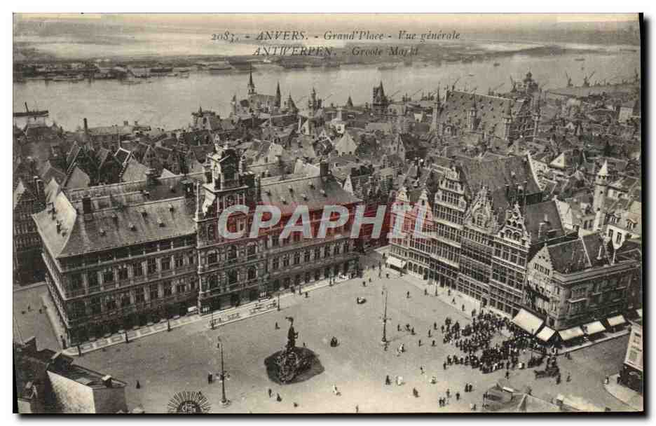 CPA Anvers Grand Place Vue Generale