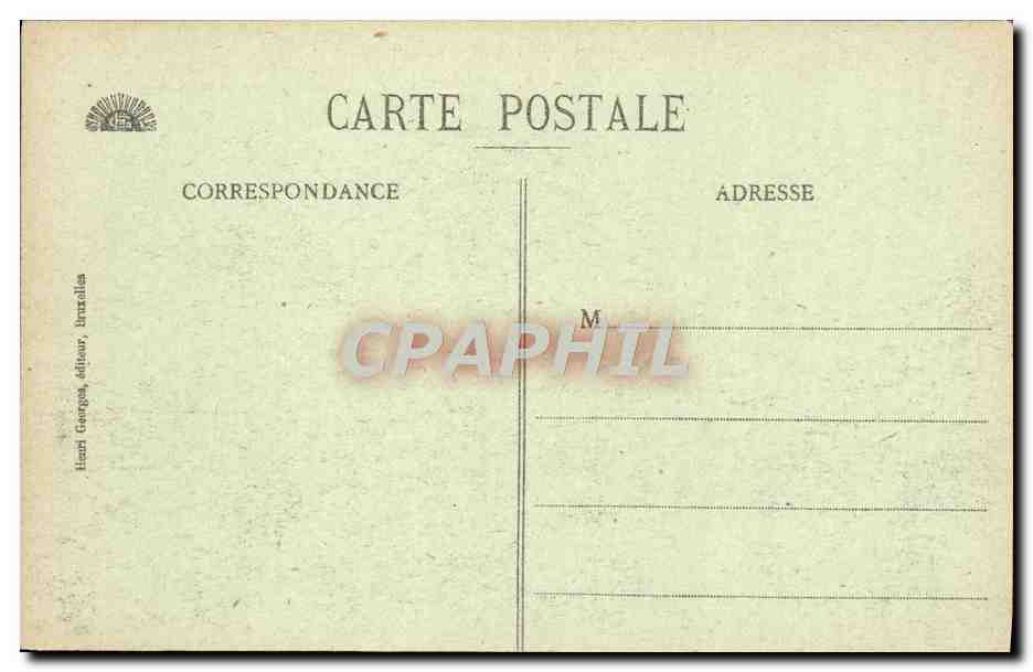 CPA Anvers Grand Place Vue Generale — Back