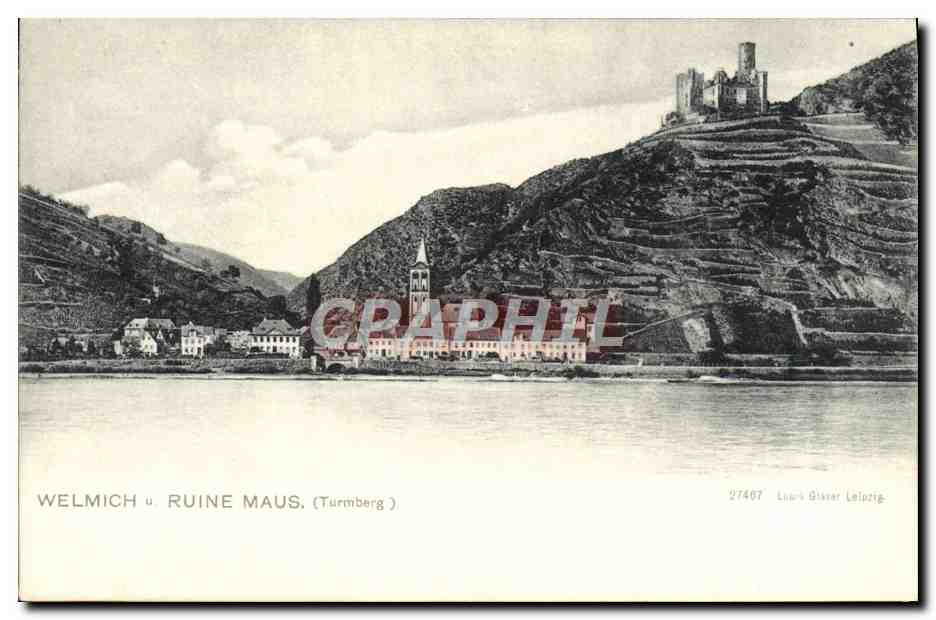 CPA Welmich Ruine Maus Turmberg 
