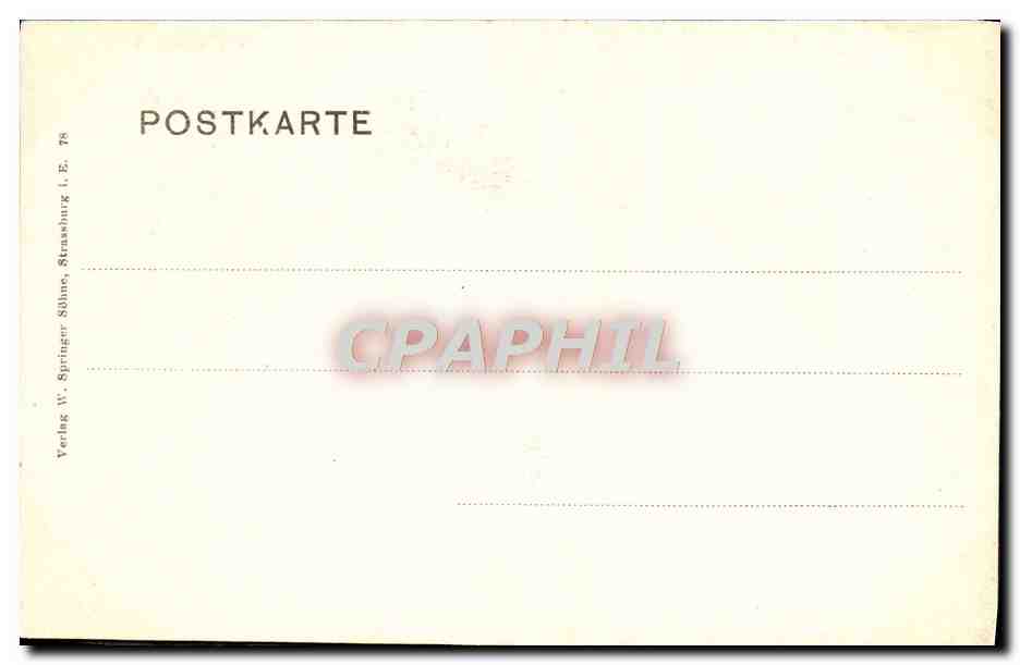 CPA Gruss Aus Dem Schwarzwald Folklore FEmme — Verso