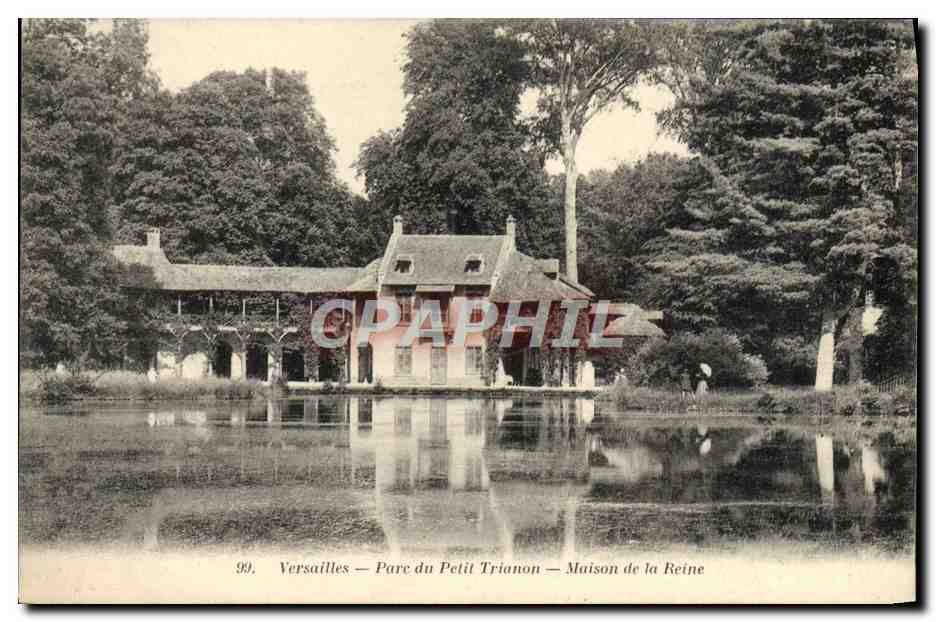 CPA Versailles Parc De Petit Trianon Maison De La Reine