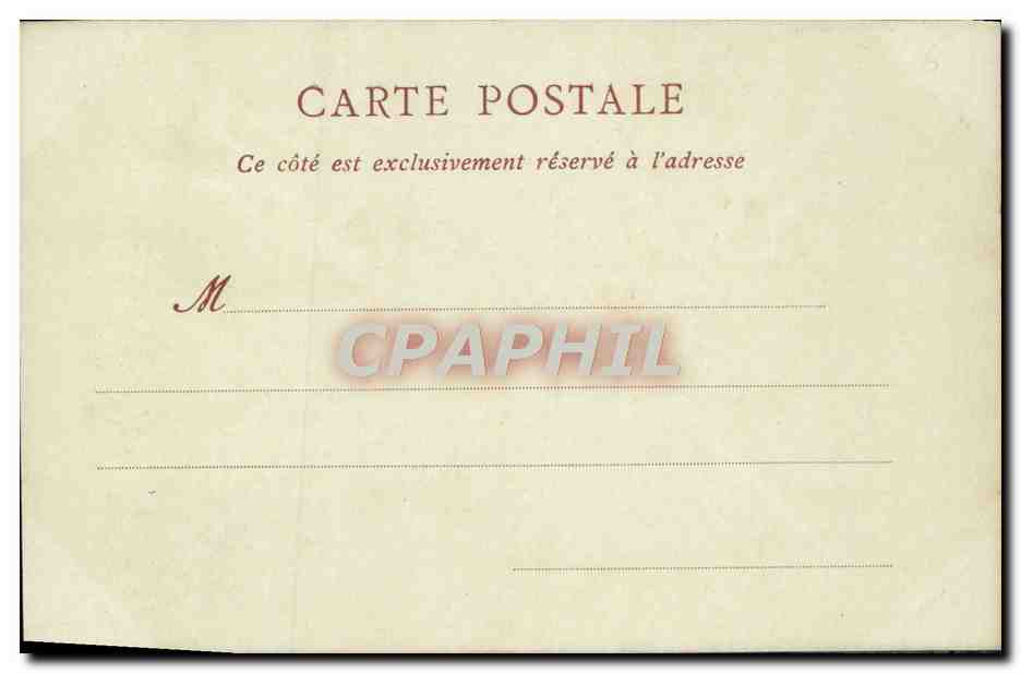 CPA Parc Du Petit Trianon Le Temple De l'Amour — Verso