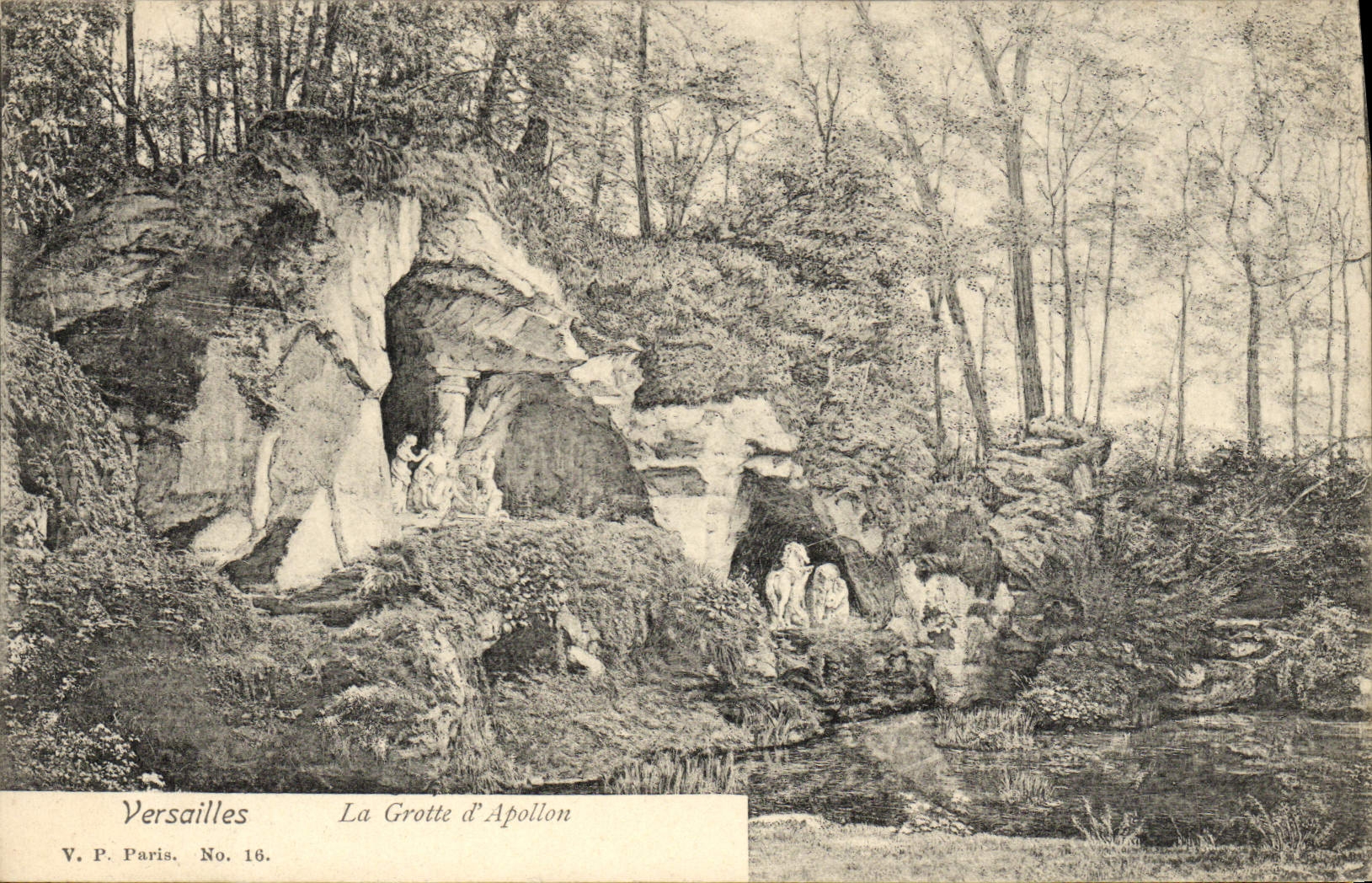 CPA Versailles La Grotte D'Apollon