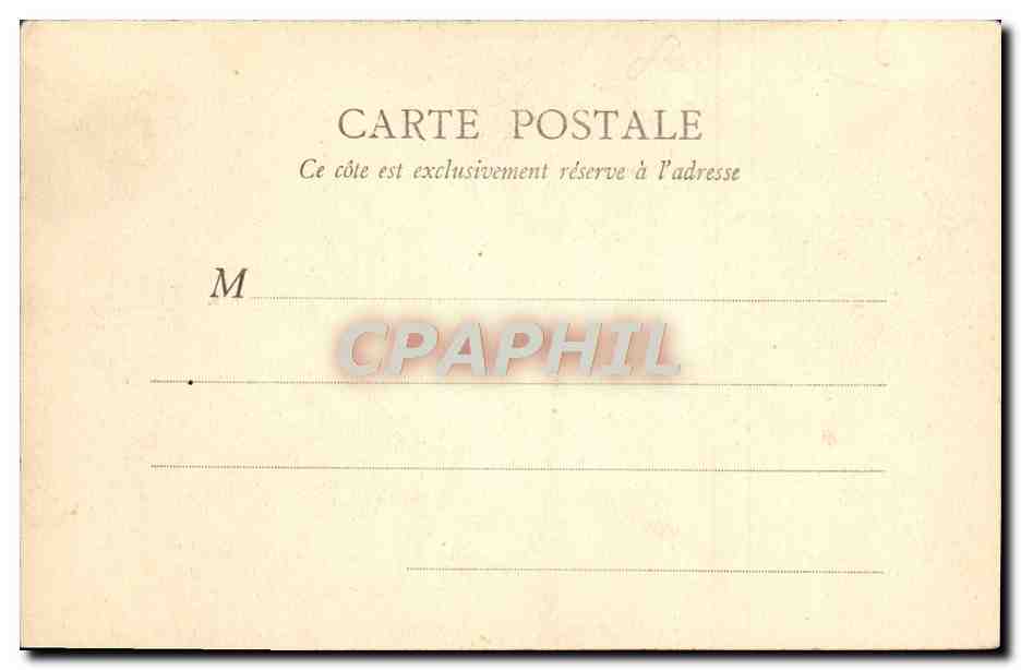Versailles Park (S.-et-O.) — Dragon Basin — A. Bourdier, publisher, Versailles — Back