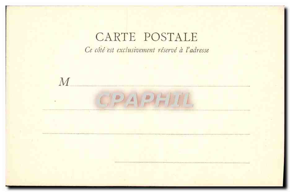 CPAe Paris Eglise Sainte Elisabeth — Verso