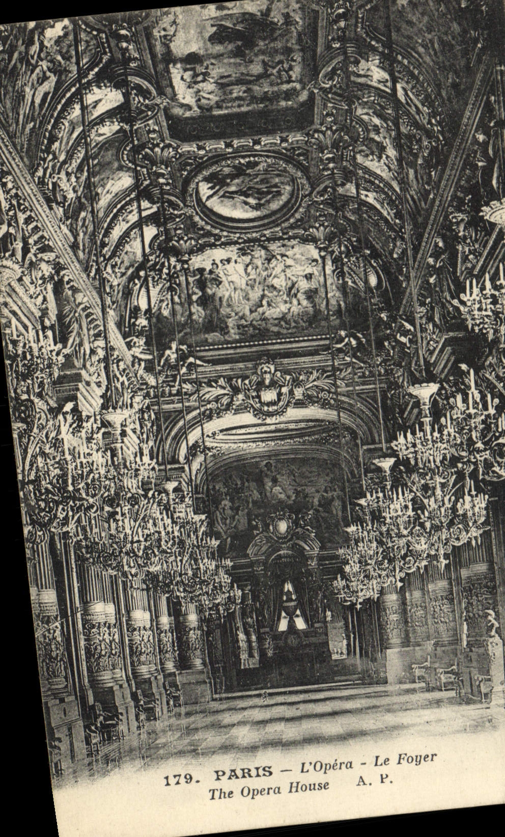 CPA Paris L'Opera L'Opera Le Foyer 