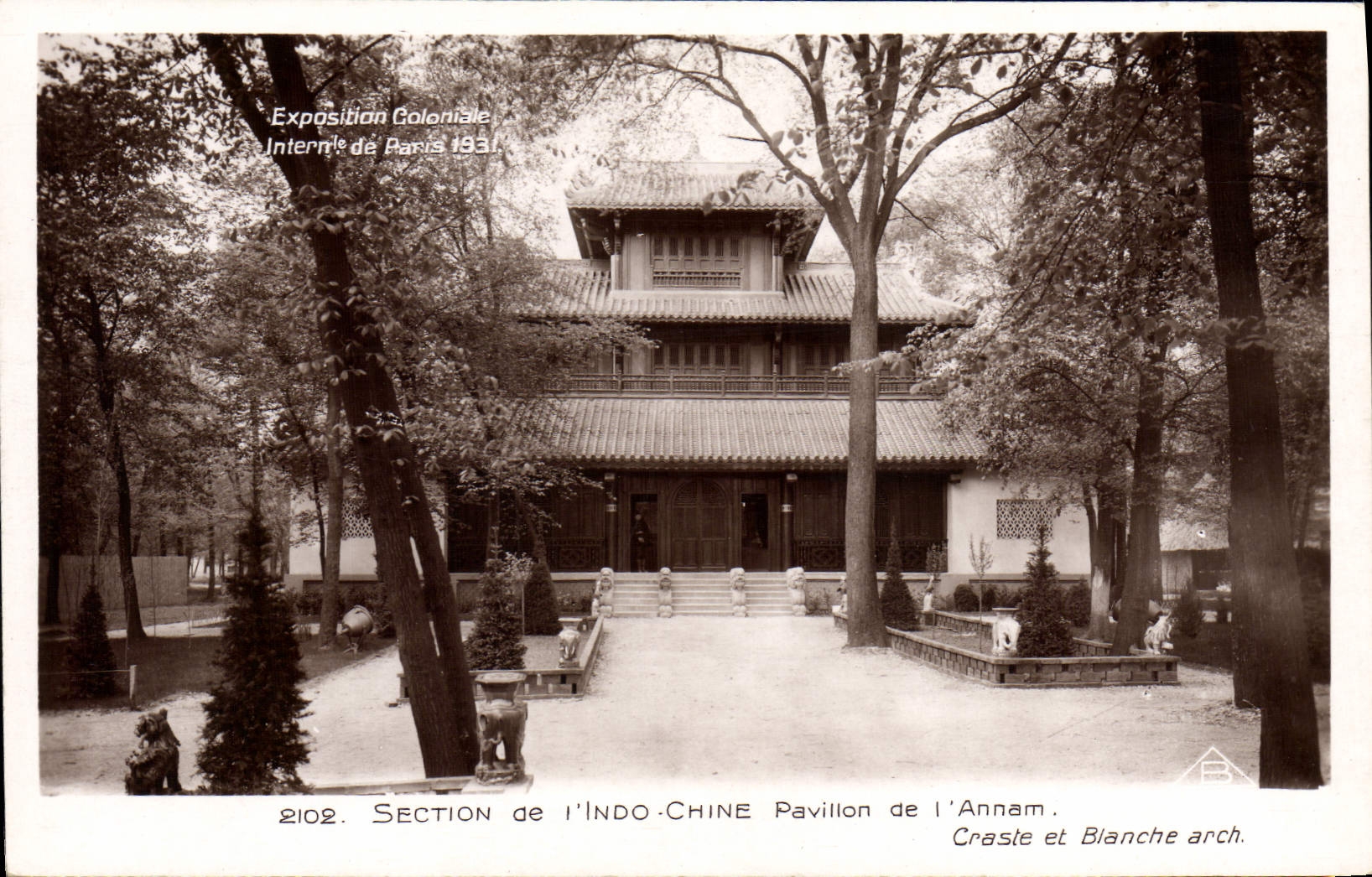 Pavillon de l'Annam — Section de l'Indo-Chine — Exposition Coloniale Internationale de Paris 1931