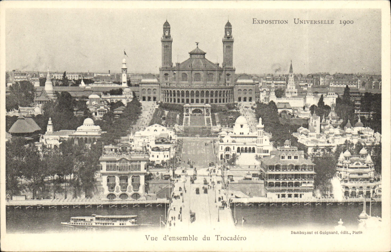 CPA Exposition Universelle 1900 Vue d'Ensemble Du Trocadero