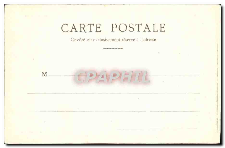 CPA Exposition Universelle 1900 Vue d'Ensemble Du Trocadero — Verso