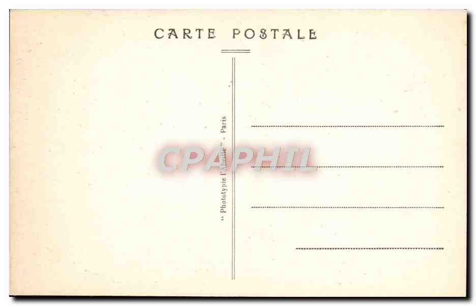CPA Paris Bois De Boulogne Bagatelle L'Etang Des Nenuphars  — Verso