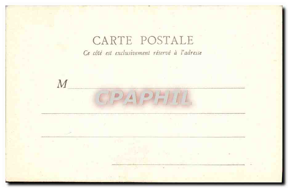 CPA Paris Statue De F V Raspall — Rückseite