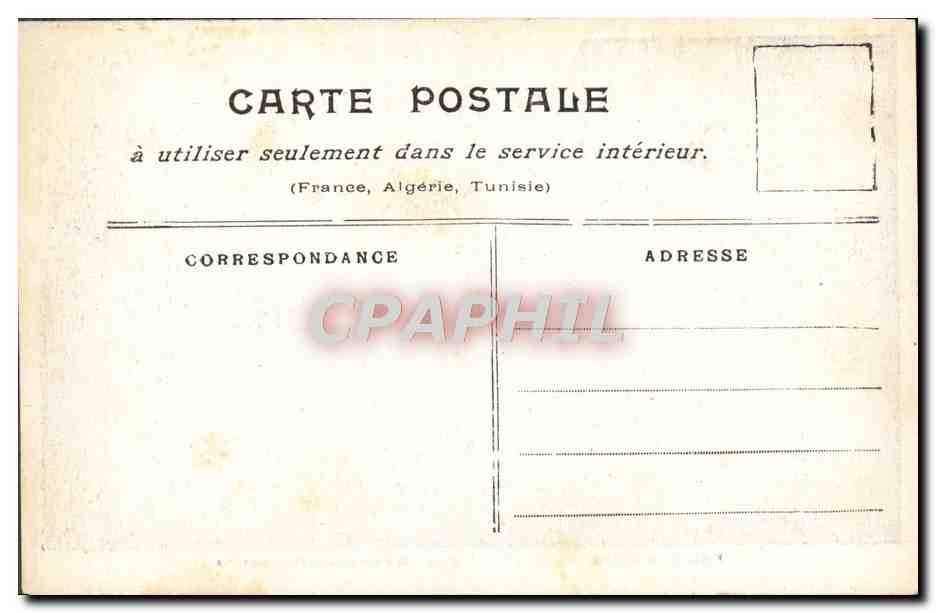 CPA Paris Inonde Quai Des Grands Augustins — Rückseite