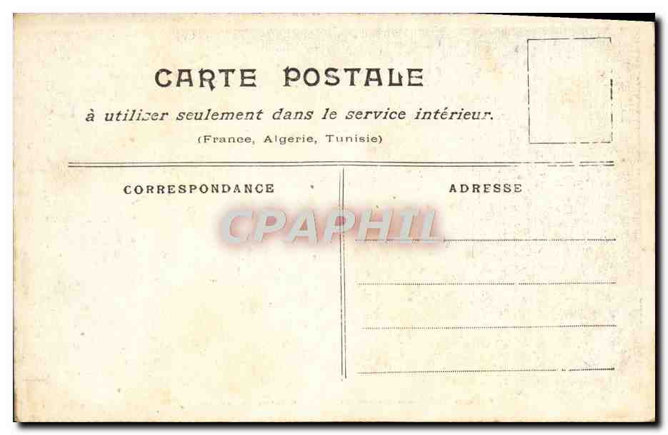 CPA Paris Inonde Entrepot De Bercy — Rückseite