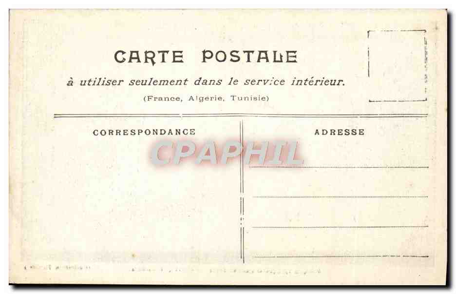 CPA Paris Inonde Pont Mirabeau — Rückseite