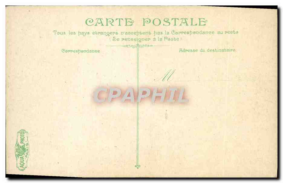 CPA Paris Theatre De La Remaissance — Rückseite