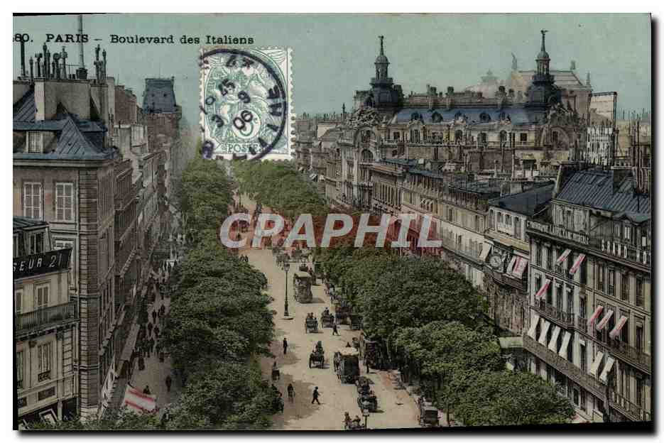 CPA Paris Boulevard Des Italiens
