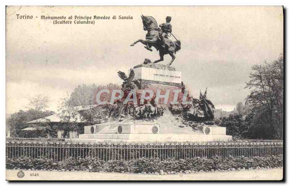 CPA Torino Monumento al Principe Amedeo Di Savoia