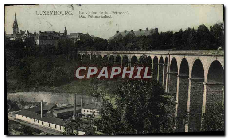 CPA Luxembourg Le Viaduc De La Petrusse 